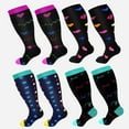 thumbnail image 2 of Calcetines de presión de alta elasticidad para venas, calcetines elásticos secundarios, calcetines para pantorrillas anchas, 2 of 6