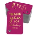 thumbnail image 1 of Inkdotpot Gold Foil Paper Hang Tags Thank You For Celebrating With Us Bridal Shower-Baby Shower-Retirement-Wedding-Birthday Favor Tags 50 Pieces, 1 of 6