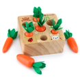 thumbnail image 4 of A A Juego de combinación de rompecabezas de juguetes de plantas y cosechas para niños pequeños 2/3/4 entrenamiento de agarre manual, 4 of 5