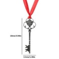 thumbnail image 3 of Santa's Key Ornament for No Chimney Houses, Alloy Key with Wooden "Santa's Key" Card, Christmas Tree Decor, Family Tradition, 3 of 6