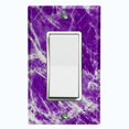 thumbnail image 1 of Metal Light Switch Plate Outlet Cover (Image of Marble Purple MAR051), 1 of 13
