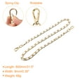 thumbnail image 2 of Unique Bargains Purse Chain Strap, 32' Purse Strap Shoulder Bag Replacement Strap, White&Gold, 2 of 6