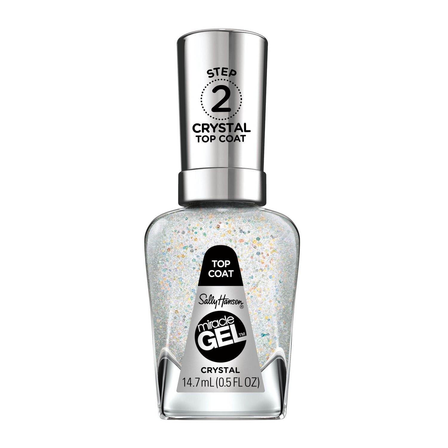Sally Hansen - Miracle Gel™ Top Coat Activator, 2 Step Gel-like System, No UV Light Needed, Up to 8 Day of colour & shine, Chip-resistant and long-wear nail polish