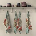 thumbnail image 2 of USA Flag Newspaper Tea Towels Set of 6 Vintage Style Kitchen Dish Cloth with Hanging Loop, 18"x28"Lint-Free Absorbent Towel for Kitchen Drying Wiping and Cleaning, 2 of 7