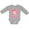 thumbnail image 3 of Inktastic Axolittle Cute Baby Axolotl Boys or Girls Long Sleeve Baby Bodysuit, 3 of 5