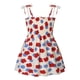 thumbnail image 2 of Vestido Para Niñas Ropa Para Bebés Ropa De Verano Para Niños Pequeños Vestido Sin Mangas Con Tirantes Ropa Floral Para Niños Blanco Odeerbi LM103-5578, 2 of 9