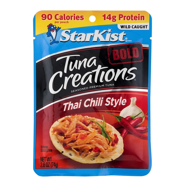 StarKist Tuna Creations BOLD Thai Chili Style 2.6 oz Pouch (Pack of 24