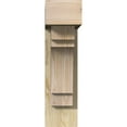 thumbnail image 2 of Ekena Millwork 6"W x 18"D x 22"H Merced Block Rough Sawn Bracket w/ Offset Brace, Douglas Fir, 2 of 25