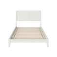 thumbnail image 6 of AFI Portland Full Low Profile Wood Platform Bed Frame with Sleigh Headboard, White, 6 of 8