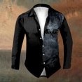 thumbnail image 2 of Men's Long Sleeve Shirt for Celebration Stylish Party Attire for Fall Gatherings Casual Wear Comfortable Design for Every Occasion, 2 of 4