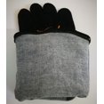 thumbnail image 2 of Guantes resistentes al calor extremo y al fuego, de cuero con costuras, perfectos para chimenea, estufa, horno, parrilla, soldadura, barbacoa, mig, rejilla para ollas, tratamiento de animales. JM, 2 of 3