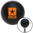 thumbnail image 1 of American Shifter  Orange US Army Insignia Black Shift Knob with M16 x 1.5 Insert Shifter Auto Manual, 1 of 1