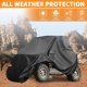 thumbnail image 3 of Cubierta UTV Unique Bargains para Polaris RZR Turbo R Impermeable Protección Lado a Lado 210D-PU Negra 325x188x189cm, 3 of 5