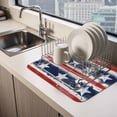 Independence Day Dish Drying Mats for Kitchen Counter, Watercolor ...