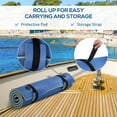 thumbnail image 3 of Soozier 7.5x4ft Floating Mat Water Carpet for Pool, Lake, Island, Blue, 3 of 8