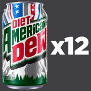 1 Pack | Diet Mountain Dew Soda, 12 Fl Oz Cans (Pack Of 12) & 3x 9oz Disposable Plastic Cups