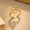 E, variant on Copper Gold-Plated Leopard Head Open Ring with Micro-Pave Zirconia - Fashion Hip Hop Unisex Statement Jewelry