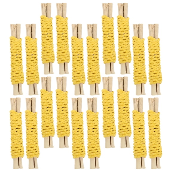 GAXIRE 20pcs Bunny Chew Sticks Small Animal Treats for Hamsters Guinea Pigs Indoor Play and Health