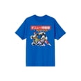 thumbnail image 6 of Dragon Ball Z Anime Character Group Royal Blue Graphic Tee - M, 6 of 7
