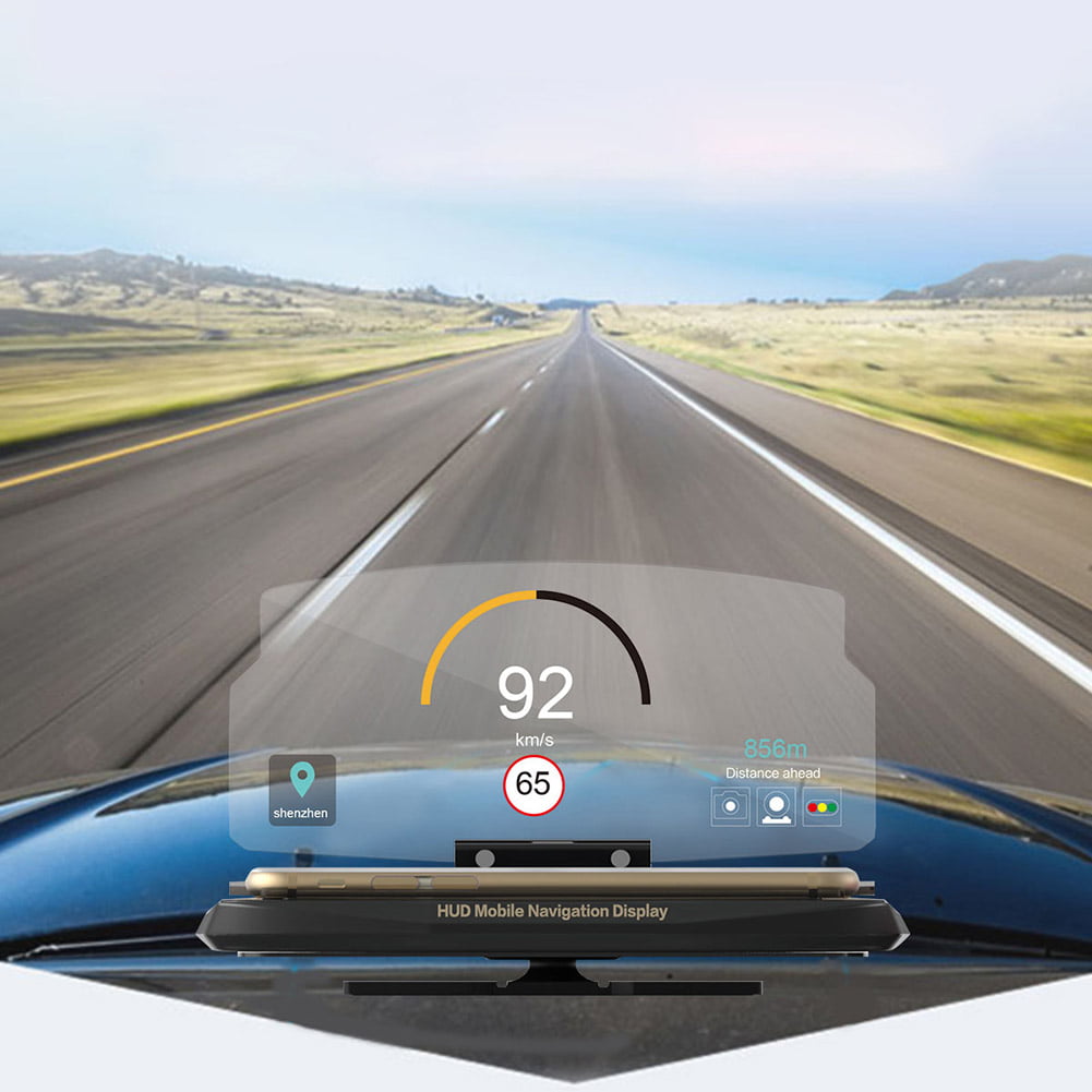 Universal Car Mobile GPS HUD Navigation Head Up Display Phone Holder Bracket ST 