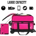 thumbnail image 5 of WOLT | Double Roller Bowling Bag for 2 Balls - Retractable Handle 40", Pink, 5 of 5