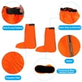 thumbnail image 4 of Unique Bargains Waterproof Shoe Covers, Rain Shoe Cover Snow Boot Covers, M, Orange, 4 of 5