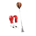 thumbnail image 2 of Bola de reacción de boxeo, equipo de bolsas de velocidad de puñetazo para adultos para niños, bolsa de velocidad de boxeo con stand for Home Gym estilo a, 2 of 8