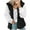 Black, variant on KIHOUT Spring Winter Warm Coat Women's Fall and Winter Solid Plush Hooded Zipper Pocket Coat,Size S-2XL