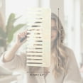 thumbnail image 2 of Unique Bargains 1 Pc Sixteen Tooth Rectangular Hair Comb for All Hair Types White, 2 of 6