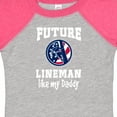 thumbnail image 4 of Inktastic Future Lineman Like Daddy Boys Baby Bodysuit, 4 of 5