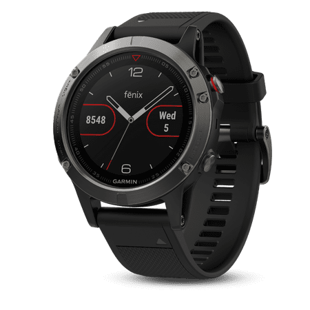 Fenix 5 Sapphire - Black with Black Band