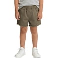 thumbnail image 6 of hengsof Girls Solid Casual Shorts Elastic Waist Cotton Comfort Daily Shorts Summer Fashion Beach Shorts with Pockets, 6 of 8