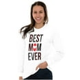 thumbnail image 3 of Best Mom Ever Present for Mother Women Plus Size Long Sleeve Graphic Tee Brisco Brands 2X, 3 of 5
