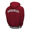 thumbnail image 3 of Men's Franchise Club Cardinal Arkansas Razorbacks Grind Full-Zip Hoodie Jacket, 3 of 3