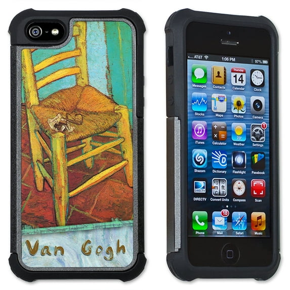 Apple iPhone 6 Plus / iPhone 6S Plus Cell Phone Case / Cover with Cushioned Corners - Van Gogh - Vincent's Chair