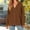 Coffee-05, variant on LIBRCLO Cardigan Sweaters for Women Solid Color Loose Fall Knitted Warm V-Neck Fashion Casual Tops Blouse Cardigan