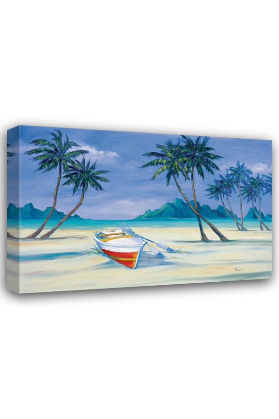 Paul Brent 40x28 Gallery Wrapped Canvas Wall Art Titled - Archipelago I