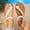 Beige, variant on Women's Minimalist Thong Sandals - Adjustable Ankle Strap Flats, Comfort Footwear for Daily Wear & Vacation Black 5.5(36)