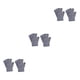 thumbnail image 2 of Jumpingount 1 par de guantes sin dedos tejido artesanal guante de medio dedo mujeres hombres cómodo tejido calentador de manos para exteriores gris claro Type1 NO1 Jumpingount CBP338824, 2 of 6