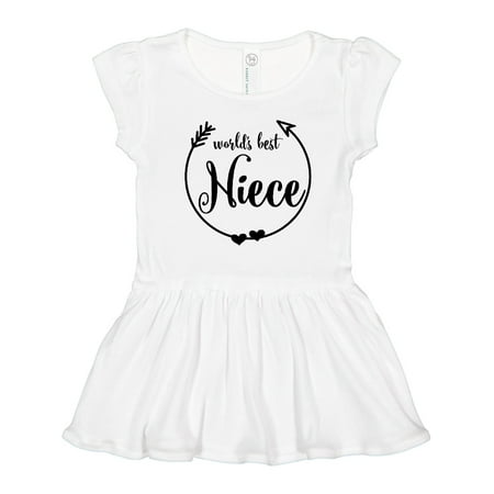 

Inktastic World s Best Niece Girls Toddler Dress