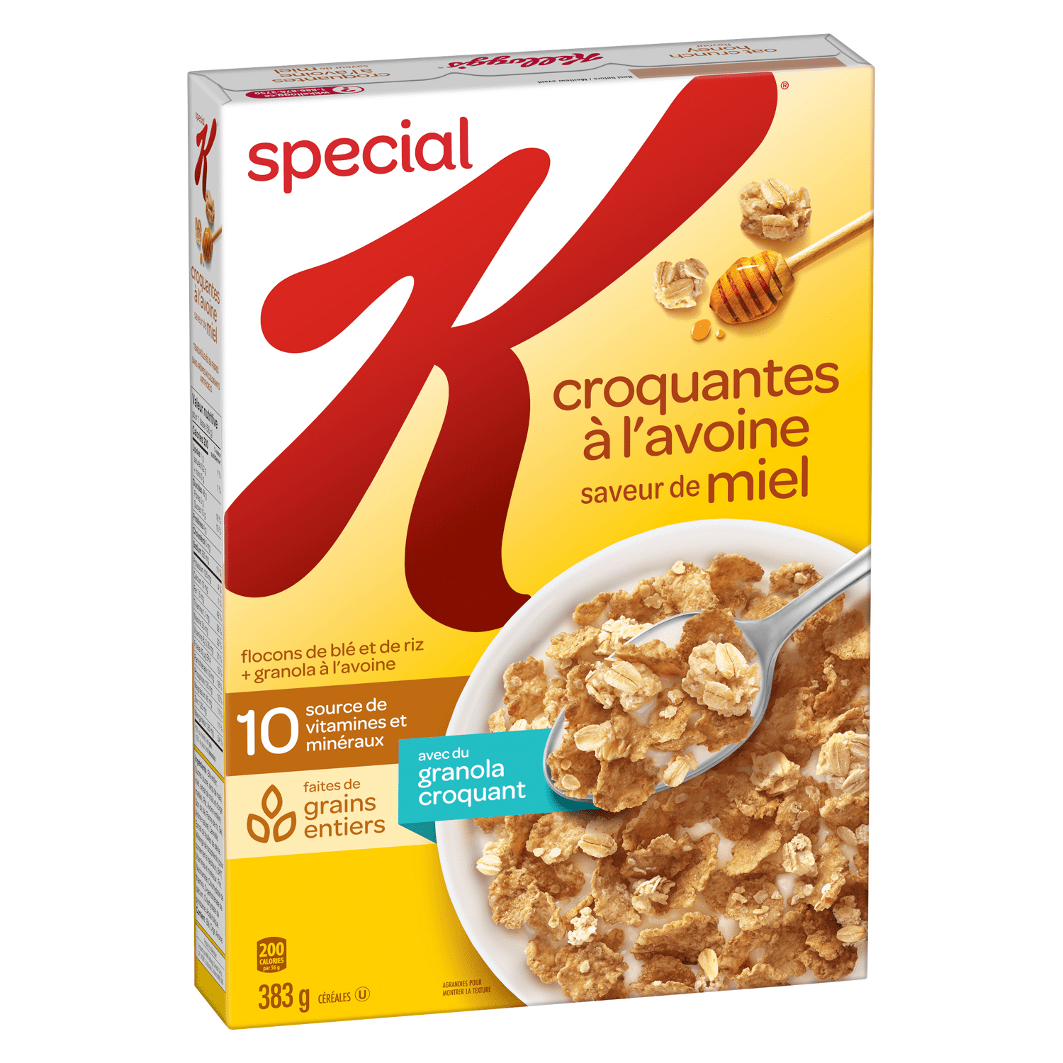Kellogg’s® Special K® Oat Crunch Honey Flavour Cereal 383g, Kellogg’s® Special K® Oat Crunch Honey Flavour Cereal 383g
