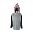 thumbnail image 3 of Disfraz de tiburón para hombre, sudadera con capucha, ropa de tiburón para fiestas, carnavales, juegos de rol, 3 of 8