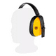 thumbnail image 3 of Orejera Anti Ruido Tipo Diadema Ajustable MR Sq1001 Amarillo, 3 of 4