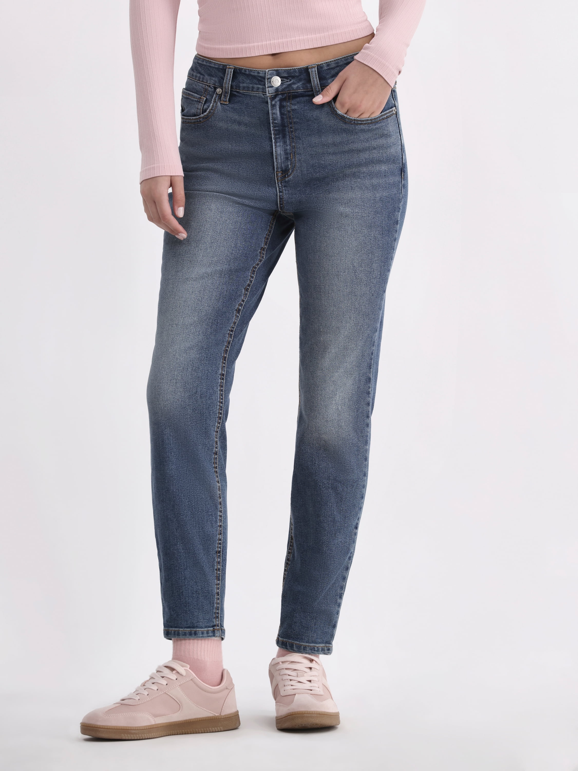 No Boundaries High Rise Skinny Jeans, 29” Inseam, 1 or 2