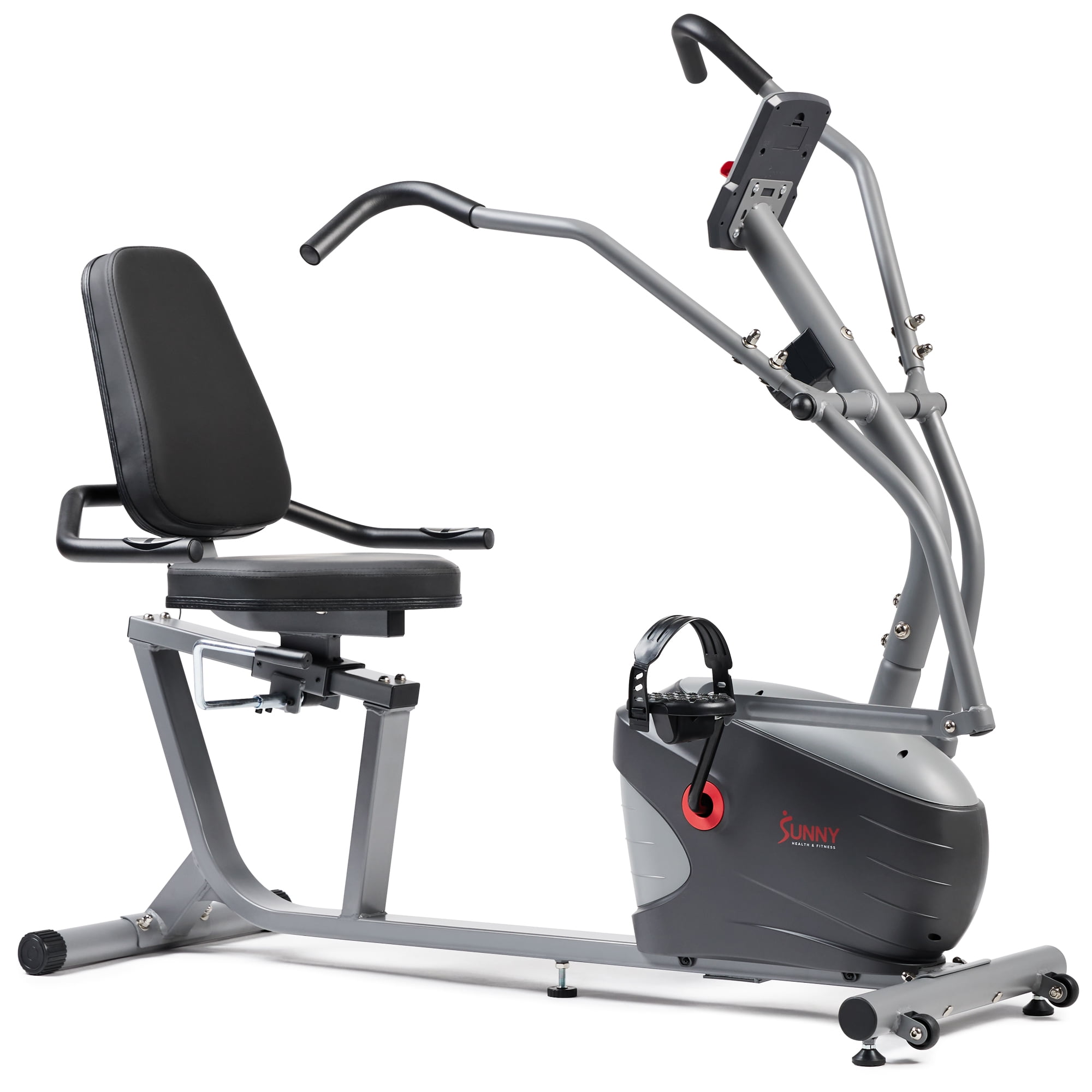 Sunny Health & Fitness Performance Interactive Series Recumbent Exercise Bike with Smart Bluetooth & FREE SunnyFit® App