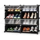thumbnail image 1 of Zapatera de 6 niveles, gabinete con estantes de plástico para 24 pares de zapatos, organizador para clóset, pasillo, dormitorio, entrada, 1 of 19