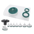 thumbnail image 1 of Juego de abridor de caja trasera con ventosa para reloj, troquel de silicona que no deja marcas, removedor de cubierta de reloj para reparación, verde, 1 of 10