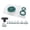 Green, variant on Professional Watch Suction Back Case Opener Set with 9 Nonmarking Silicone Dies for Damage-Free Watch Cover Removal and Watch Repair, Orange (16 mm to 66 mm / 0.63 inches to 2.60 inches)