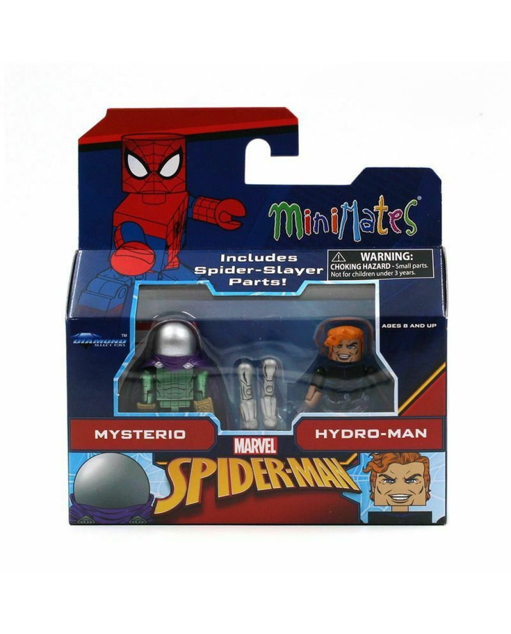 Marvel Minimates Toys R Us Spider-Man Homecoming Mark 47 Iron Man & Happy Hogan 