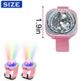 thumbnail image 2 of SNNROO 2Pcs Disco Light, Colorful Wearable Watch Lights Children's Toys,Exquisite USB Charging Bracelet Car Suction Cup Atmosphere Lights,Magic Ball Stage, Party Ball Lights, 2 of 8